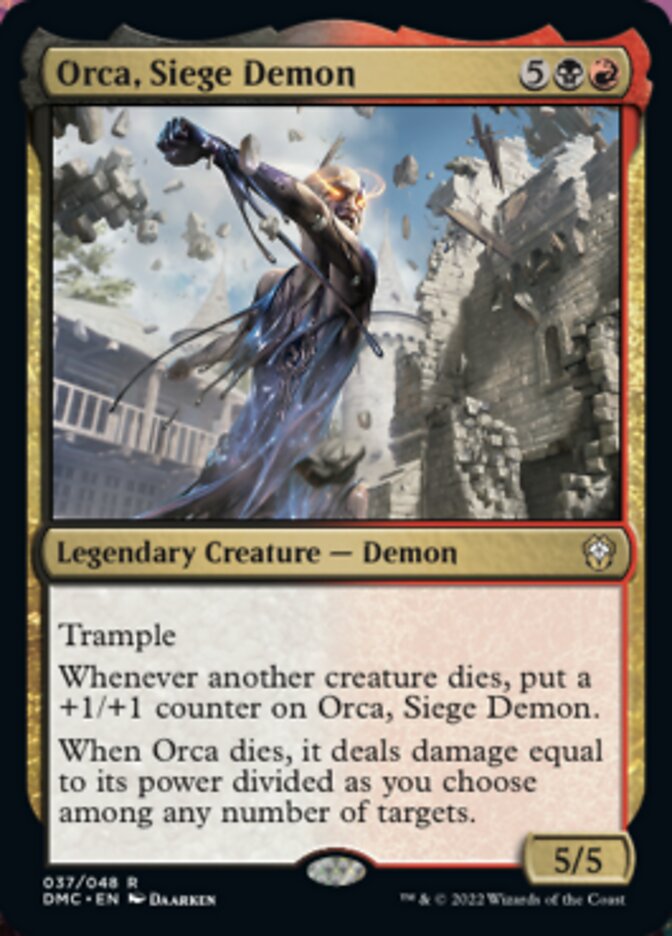 Orca, Siege Demon [Dominaria United Commander] | Silver Goblin