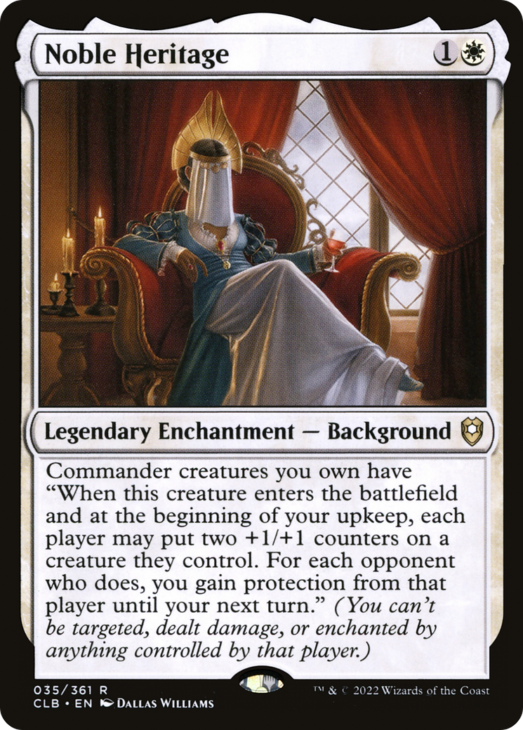 Noble Heritage (035) Foil - Commander Legends: Battle for Baldur's Gate