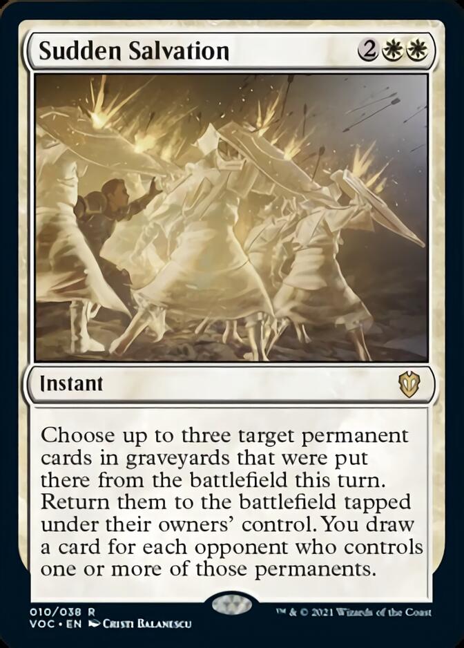 Sudden Salvation [Innistrad: Crimson Vow Commander] | Silver Goblin