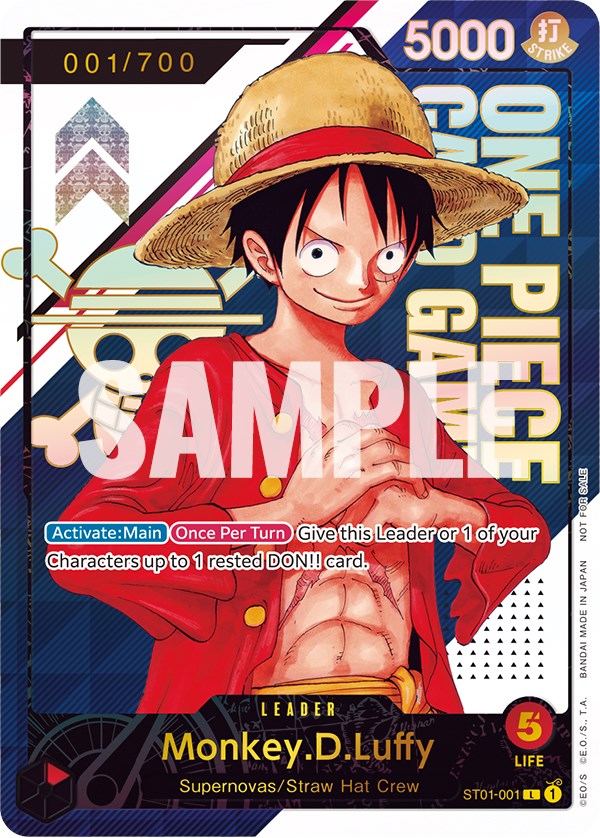 Monkey.D.Luffy (Serial Number) [One Piece Promotion Cards] | Silver Goblin