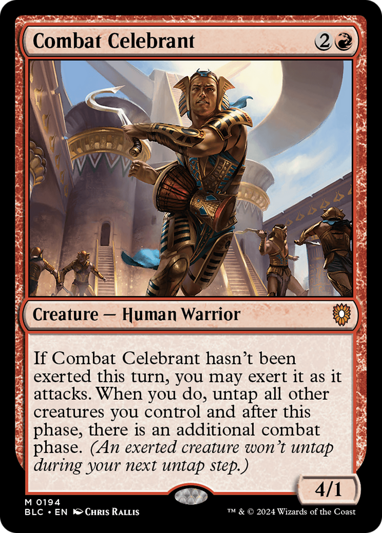 Combat Celebrant [Bloomburrow Commander] | Silver Goblin