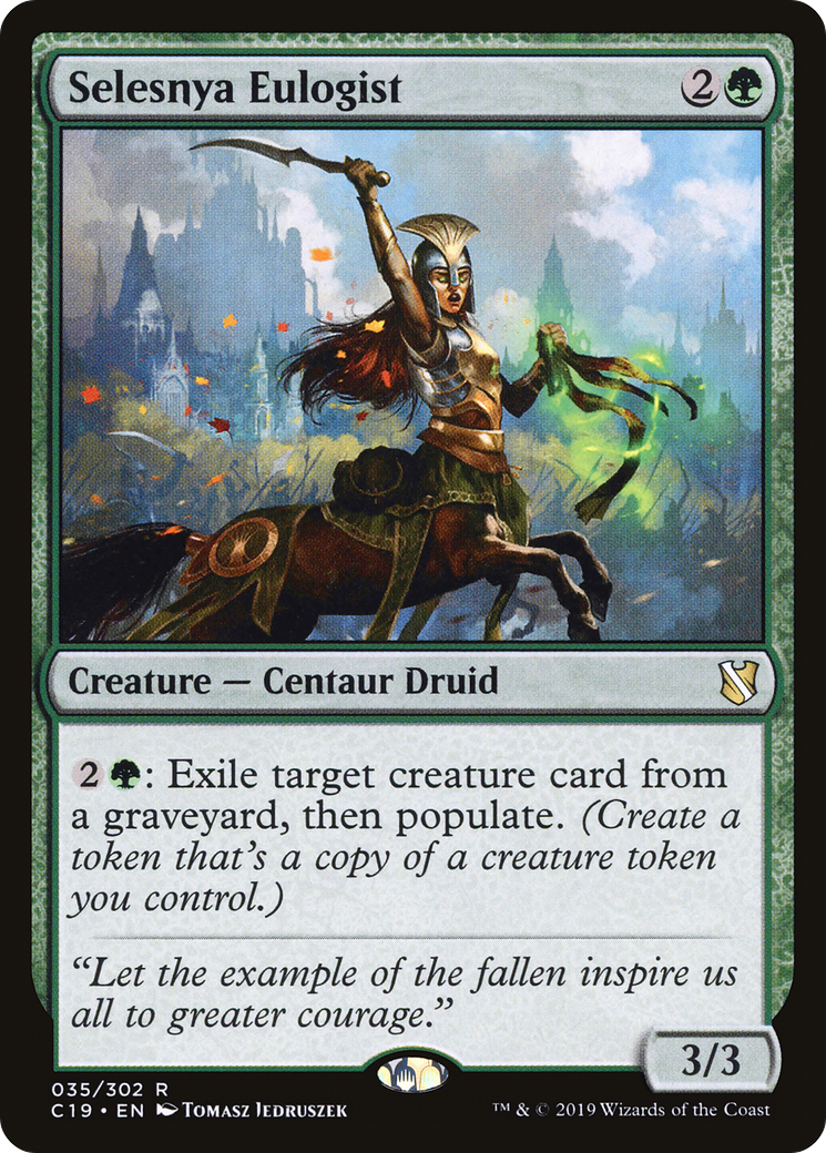 Selesnya Eulogist [Commander 2019] | Silver Goblin