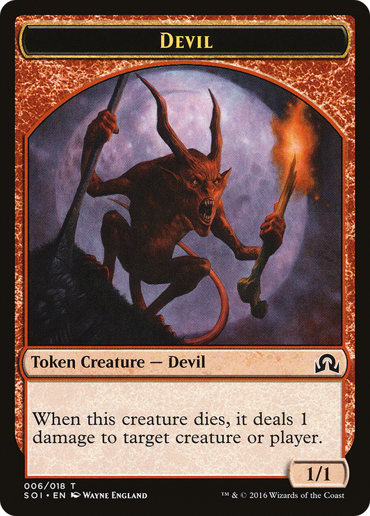 Devil Token [Shadows over Innistrad Tokens]