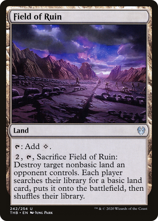 Field of Ruin [Theros Beyond Death] Foil