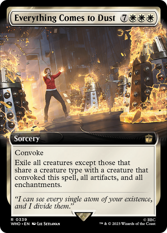 Everything Comes to Dust (Extended Art) [Doctor Who] Foil