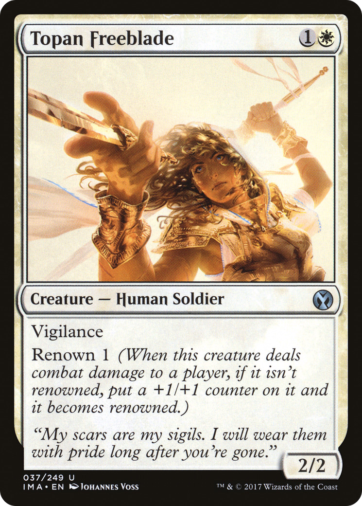 Topan Freeblade (037) Foil - Iconic Masters