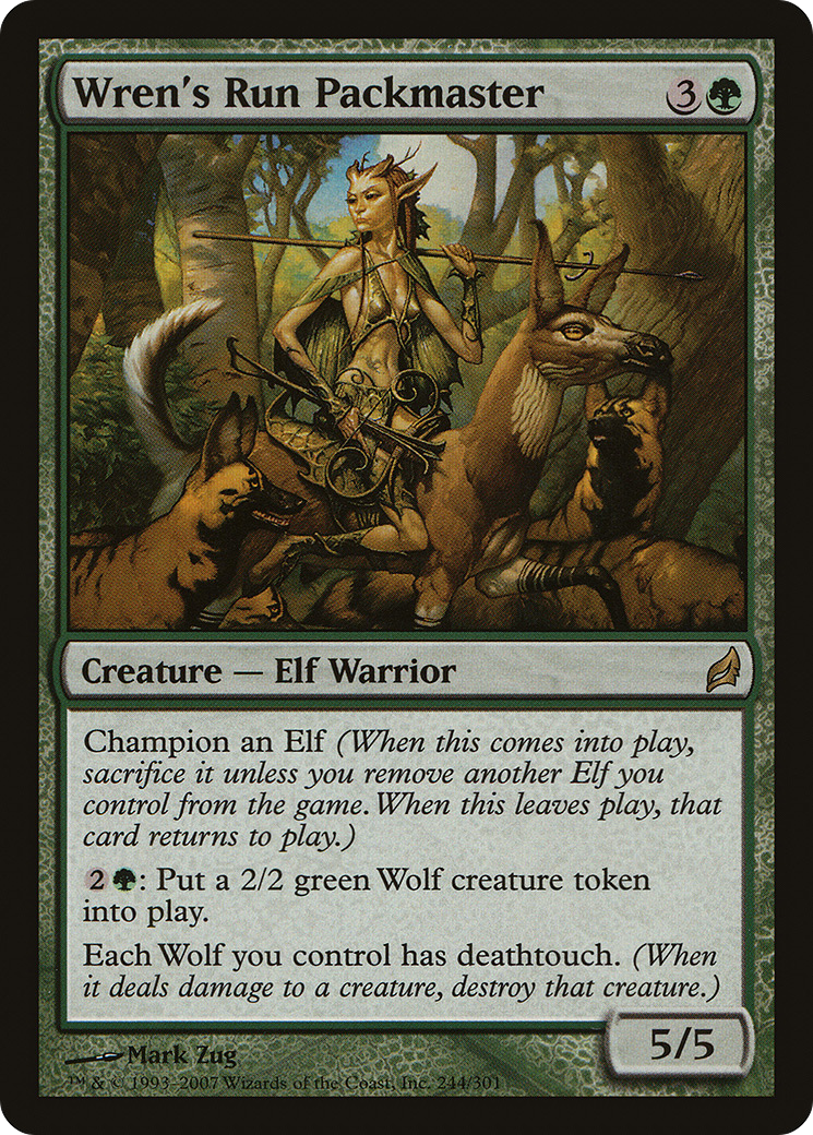 Wren's Run Packmaster (244) Foil - Lorwyn