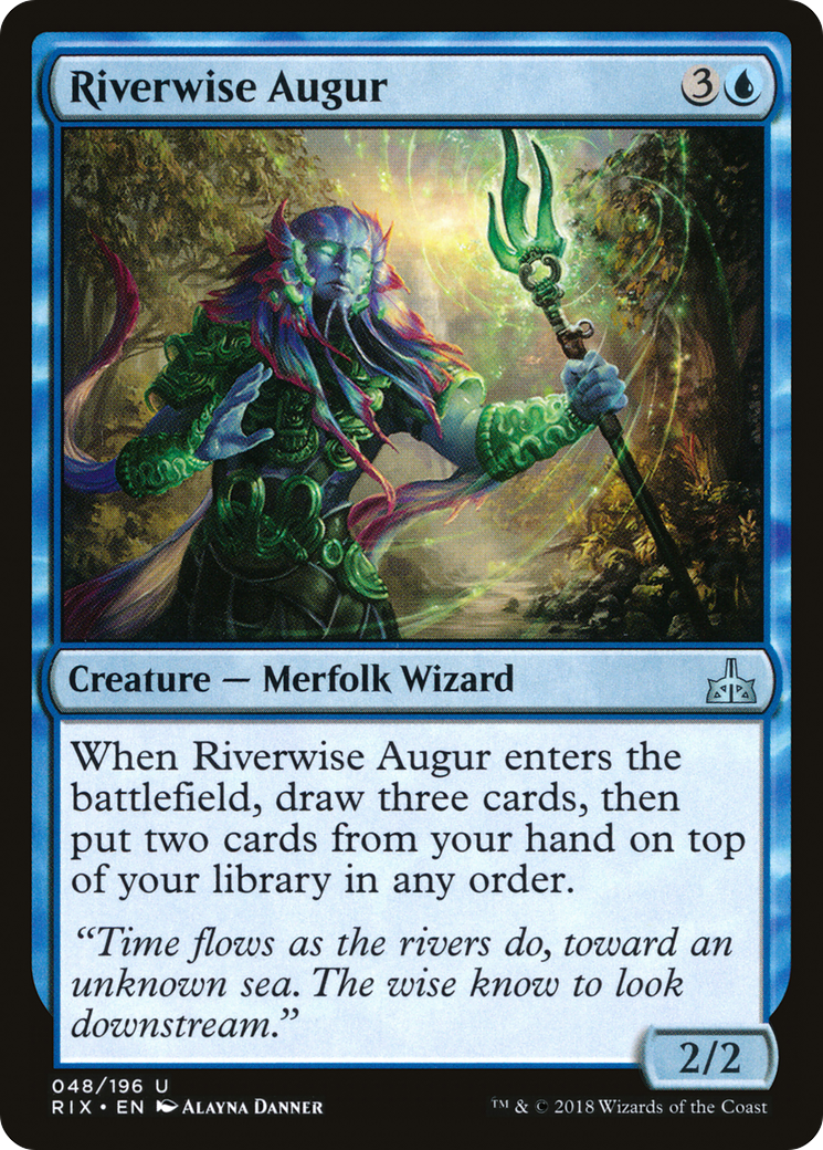 Riverwise Augur (048) - Rivals of Ixalan