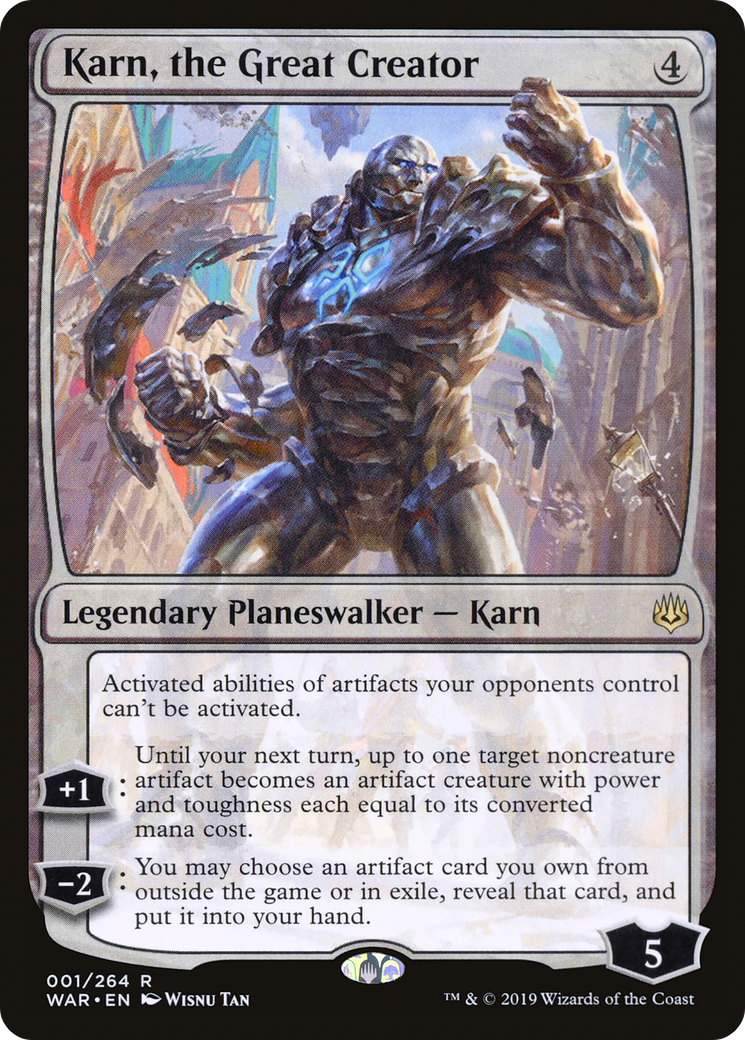 Karn, the Great Creator [War of the Spark] Foil