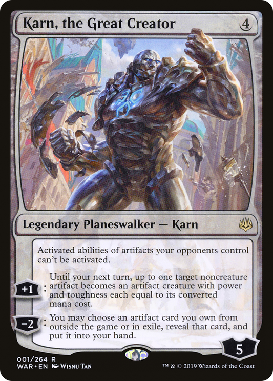 Karn, the Great Creator [War of the Spark] Foil