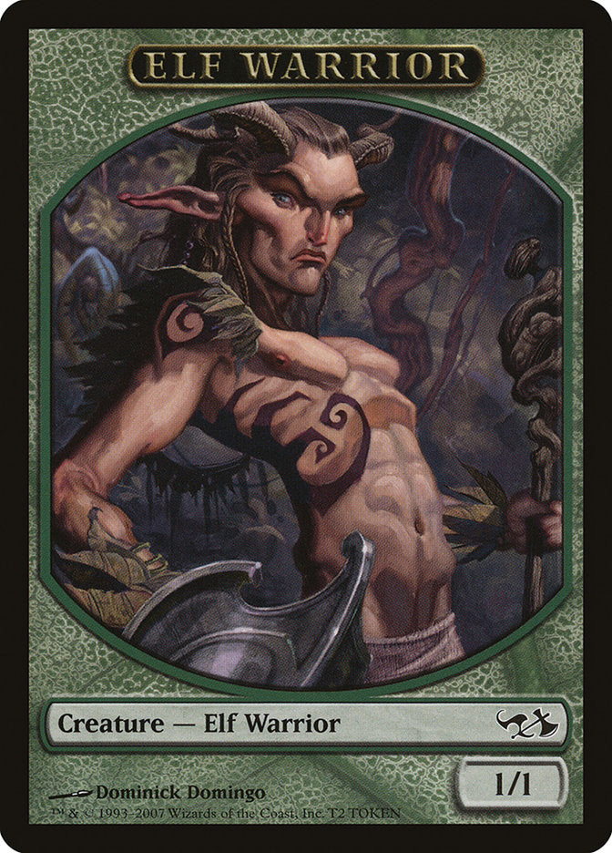 Elf Warrior Token [Duel Decks: Elves vs. Goblins Tokens] | Silver Goblin