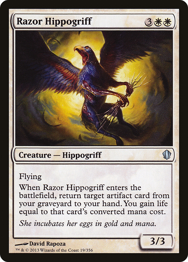 Razor Hippogriff (019) - Commander 2013