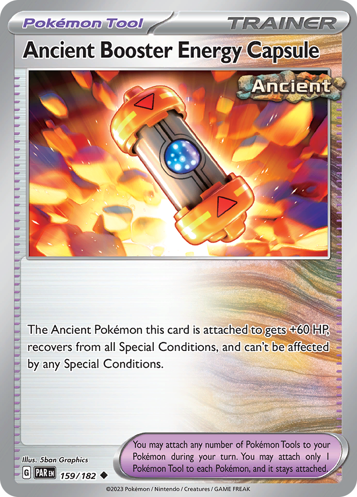 Ancient Booster Energy Capsule (159/182) [Scarlet & Violet: Paradox Rift] | Silver Goblin