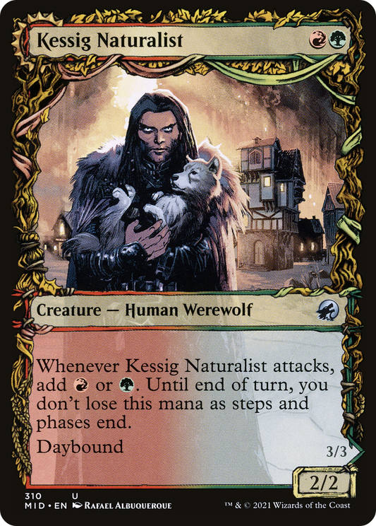 Kessig Naturalist // Lord of the Ulvenwald (Showcase Equinox) [Innistrad: Midnight Hunt] Foil