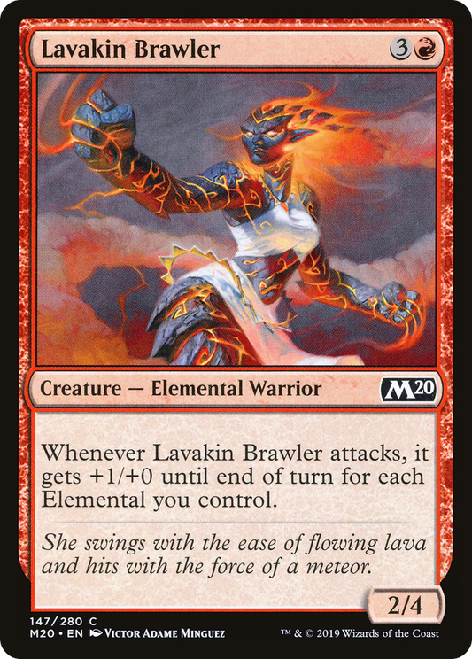 Lavakin Brawler [Core Set 2020] Foil