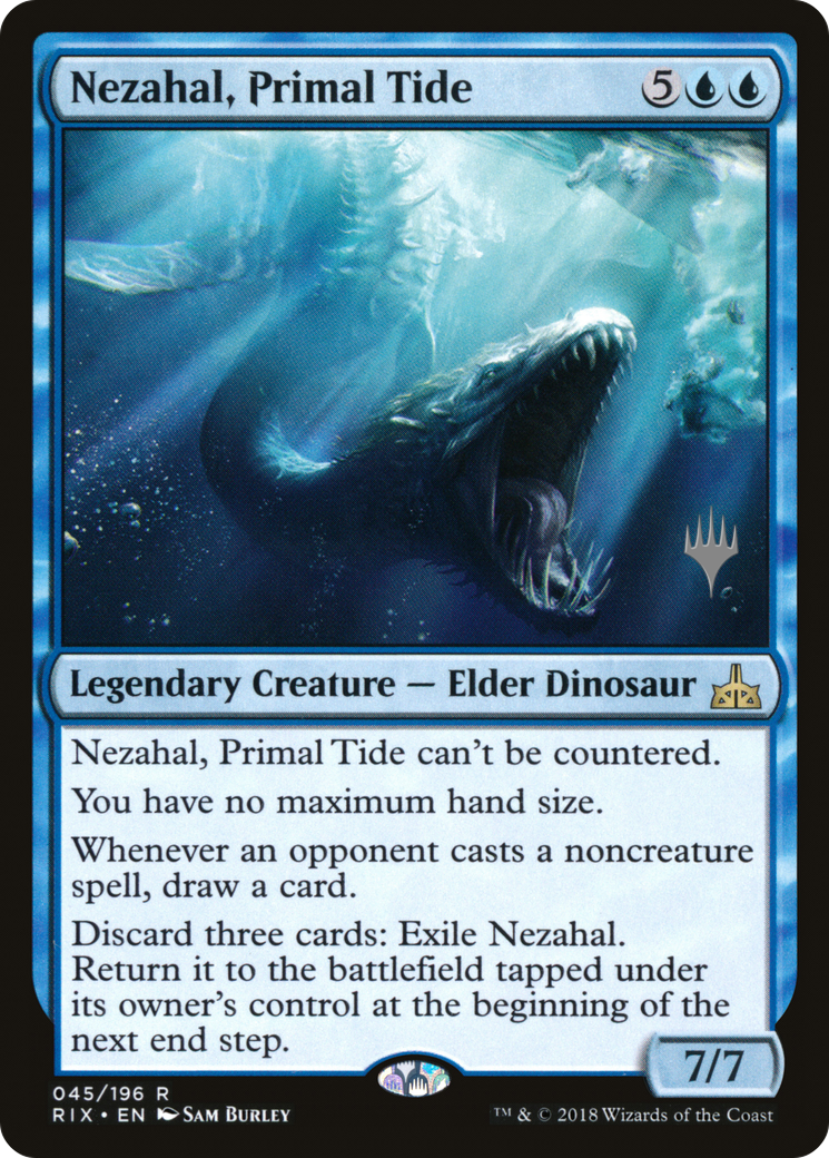 Nezahal, Primal Tide (045) - Rivals of Ixalan Promos