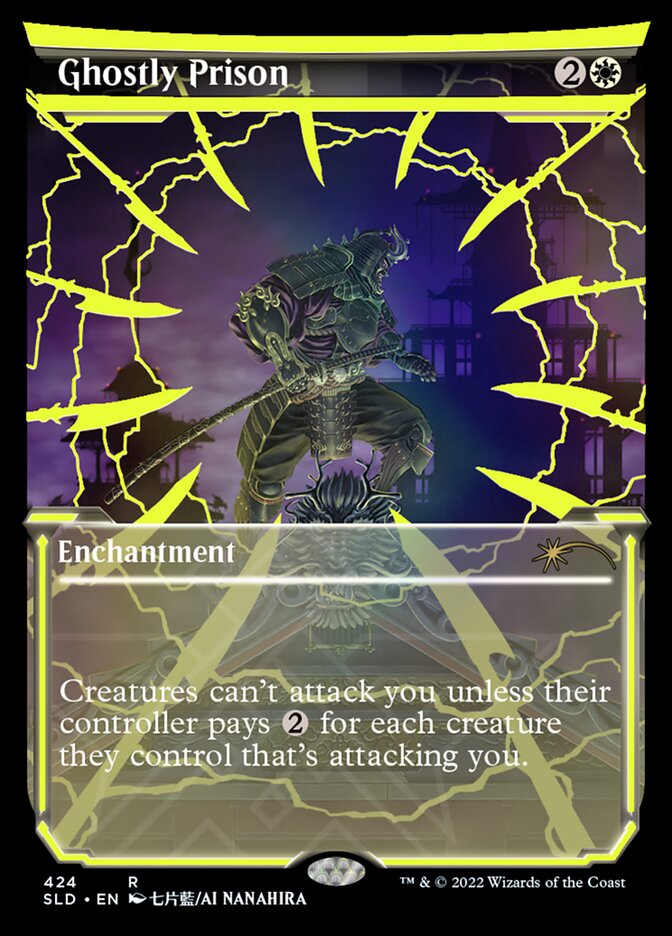 Ghostly Prison (Neon Ink Yellow) [Secret Lair Drop Series] | Silver Goblin