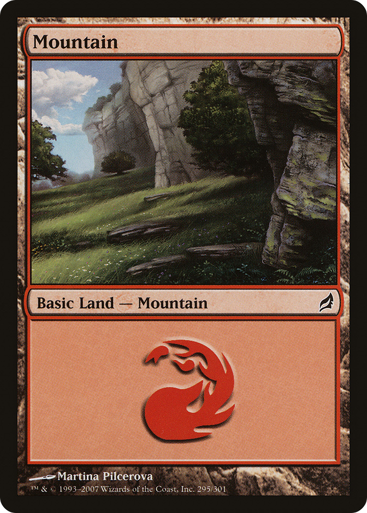Mountain (295) [Lorwyn] Foil