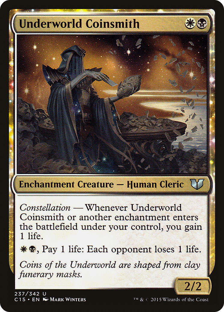 Underworld Coinsmith [Commander 2015] | Silver Goblin