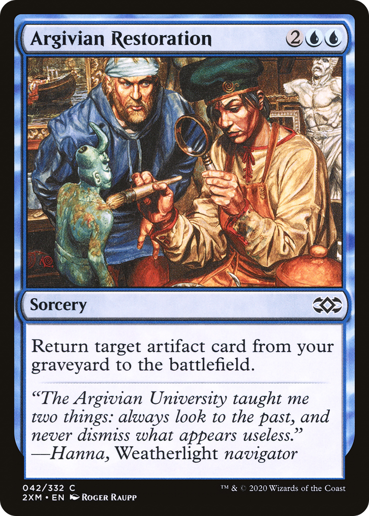 Argivian Restoration [Double Masters] Foil
