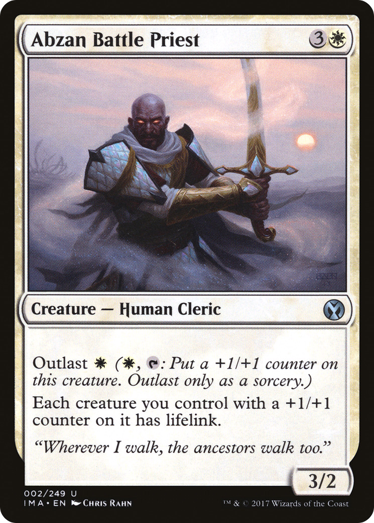 Abzan Battle Priest [Iconic Masters] Foil