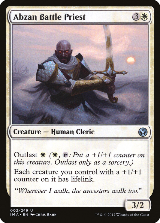Abzan Battle Priest [Iconic Masters] Foil