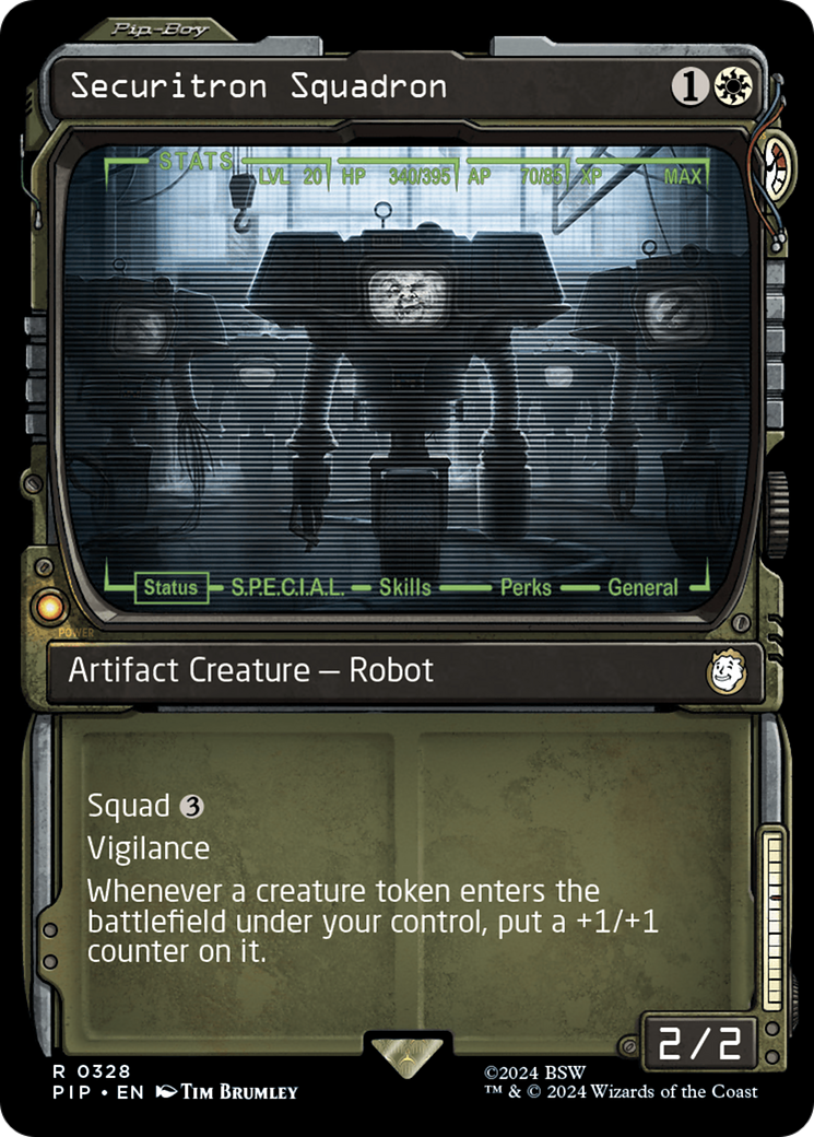 Securitron Squadron (Showcase) (328) Foil - Fallout