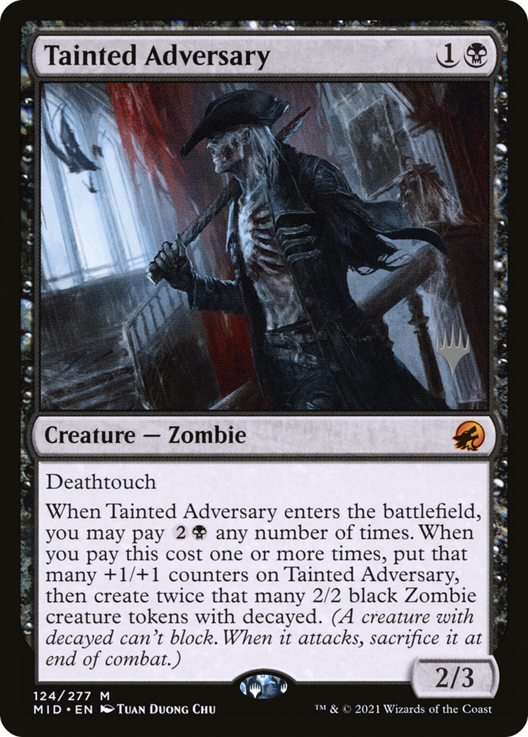Tainted Adversary (Promo Pack) [Innistrad: Midnight Hunt Promos] Foil