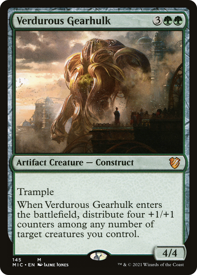 Verdurous Gearhulk [Innistrad: Midnight Hunt Commander] | Silver Goblin