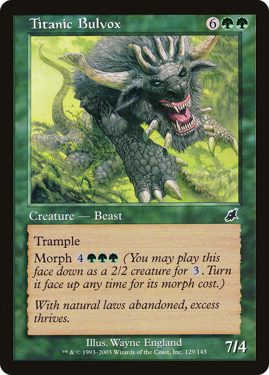 Titanic Bulvox [Scourge] Foil