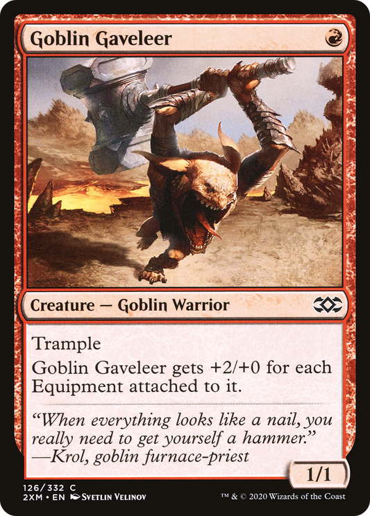 Goblin Gaveleer [Double Masters] Foil
