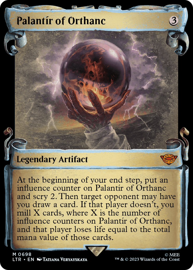 Palantir of Orthanc [The Lord of the Rings: Tales of Middle-Earth Showcase Scrolls] Foil