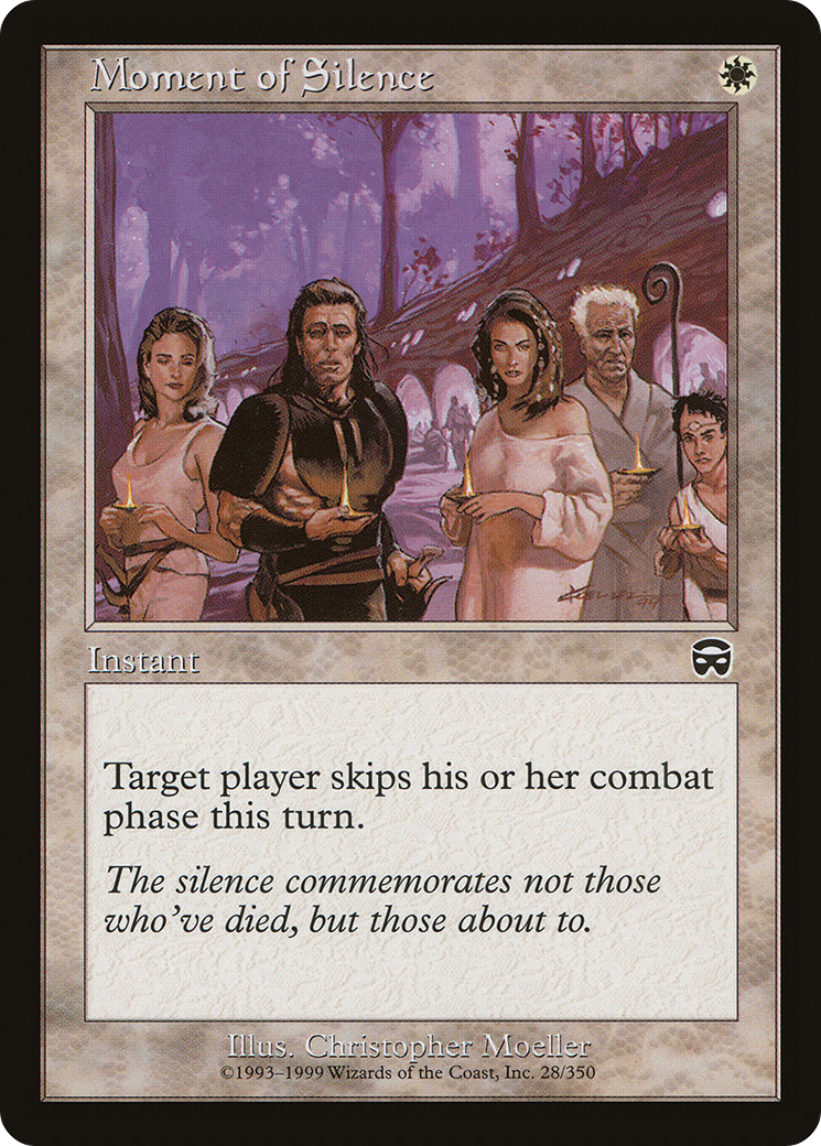 Moment of Silence [Mercadian Masques] Foil