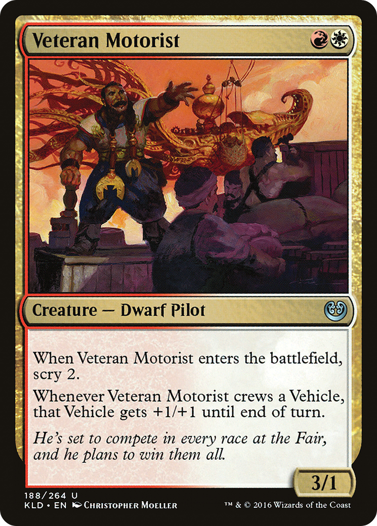 Veteran Motorist [Kaladesh] | Silver Goblin