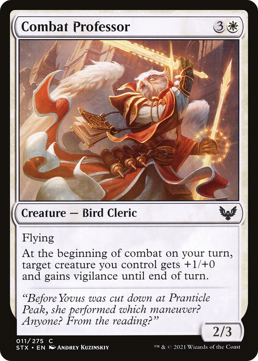 Combat Professor (011/275) [Strixhaven: School of Mages] Foil