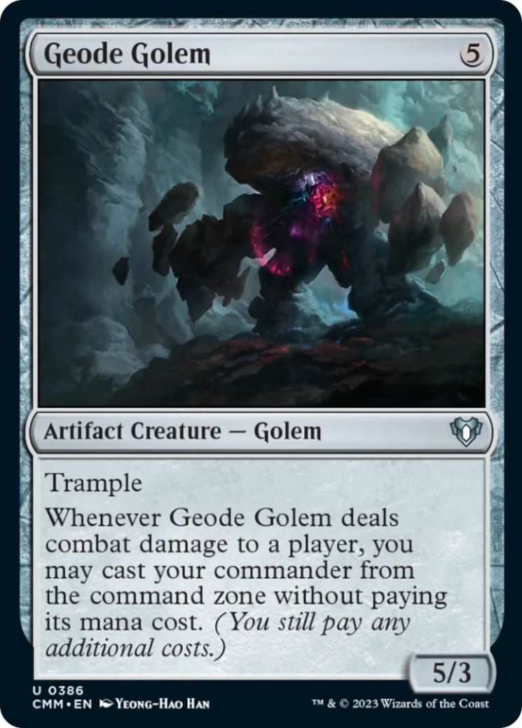 Geode Golem [Commander Masters] | Silver Goblin