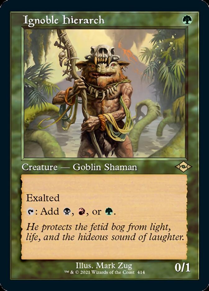 Ignoble Hierarch (Retro) [Modern Horizons 2] | Silver Goblin