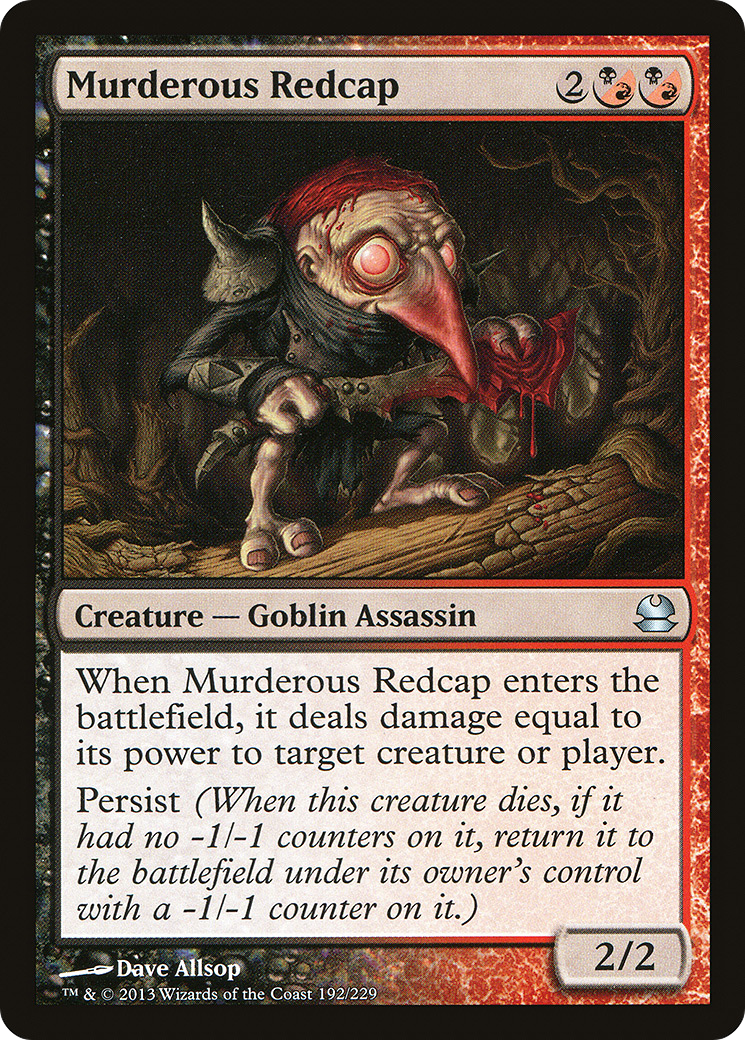 Murderous Redcap [Modern Masters] Foil