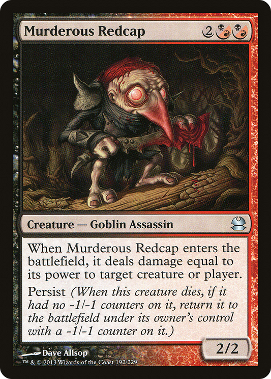 Murderous Redcap [Modern Masters] Foil