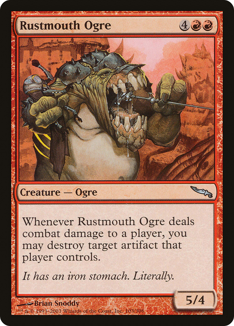 Rustmouth Ogre [Mirrodin] | Silver Goblin