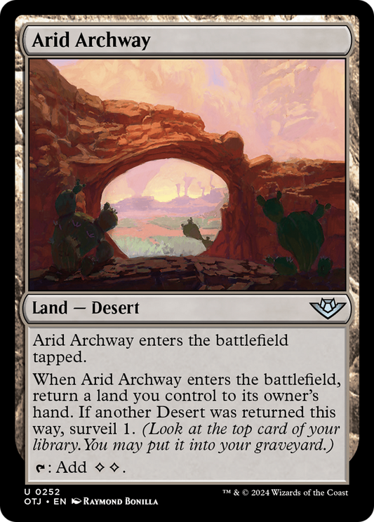 Arid Archway [Outlaws of Thunder Junction] Foil