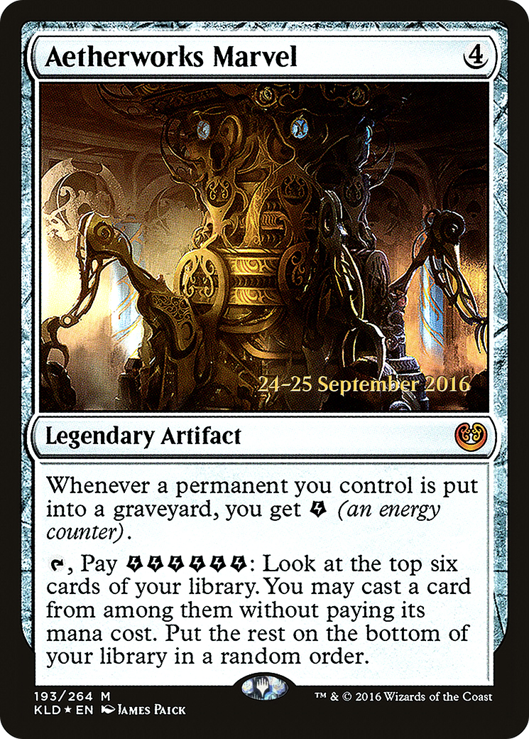 Aetherworks Marvel [Kaladesh Prerelease Promos] | Silver Goblin