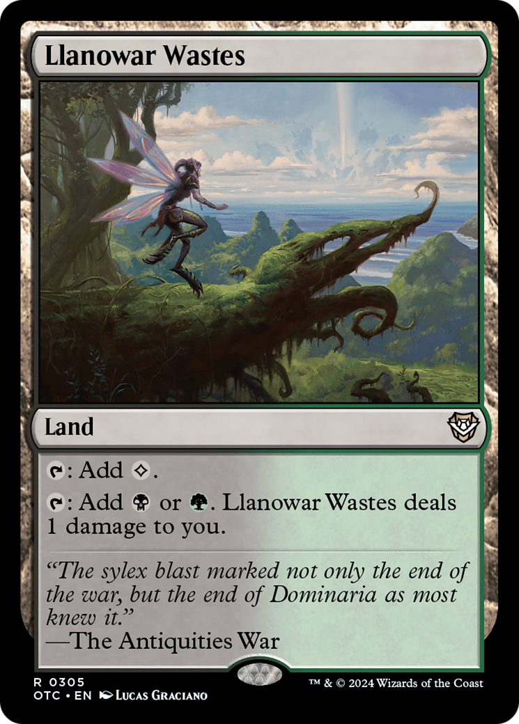 Llanowar Wastes [Outlaws of Thunder Junction Commander] | Silver Goblin