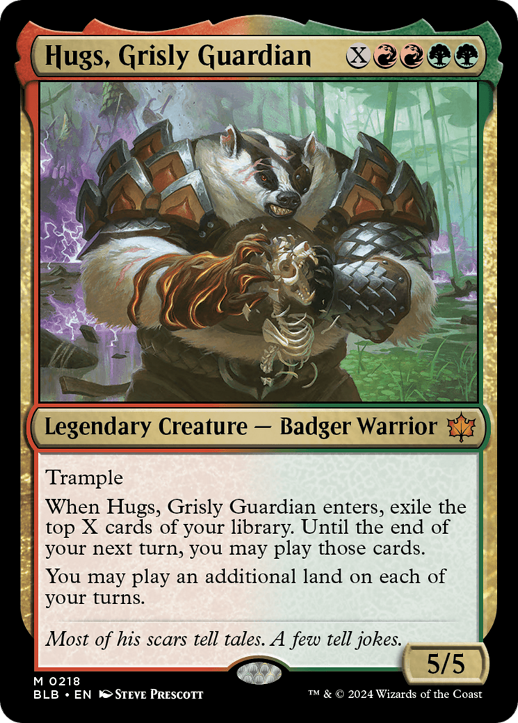 Hugs, Grisly Guardian [Bloomburrow] | Silver Goblin