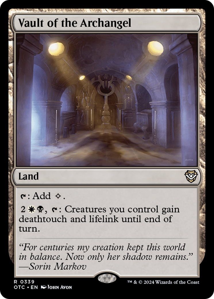 Vault of the Archangel [Outlaws of Thunder Junction Commander]