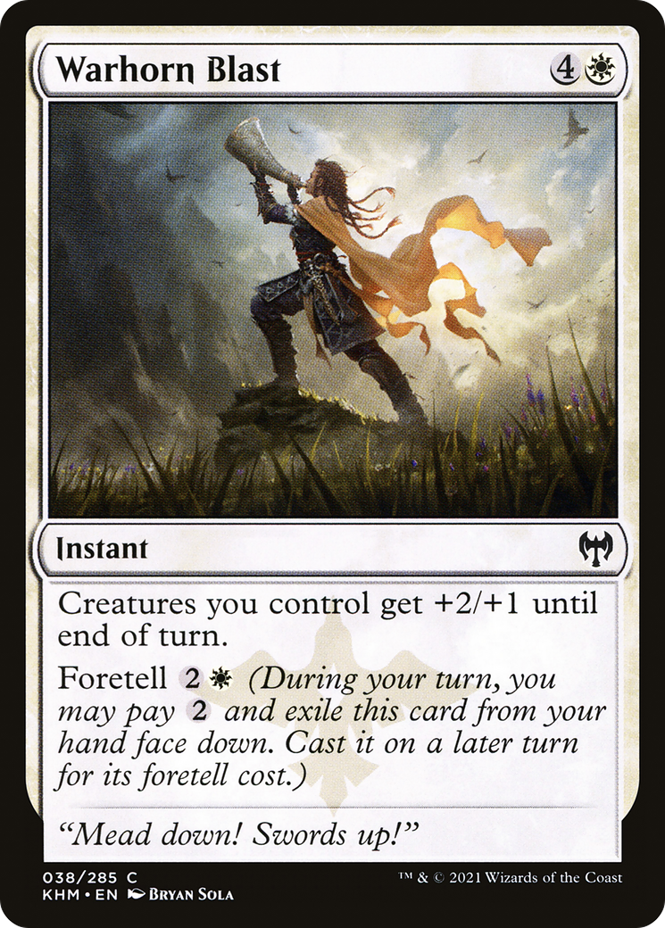 Warhorn Blast [Kaldheim] Foil