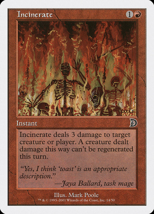 Incinerate [Deckmasters] Foil