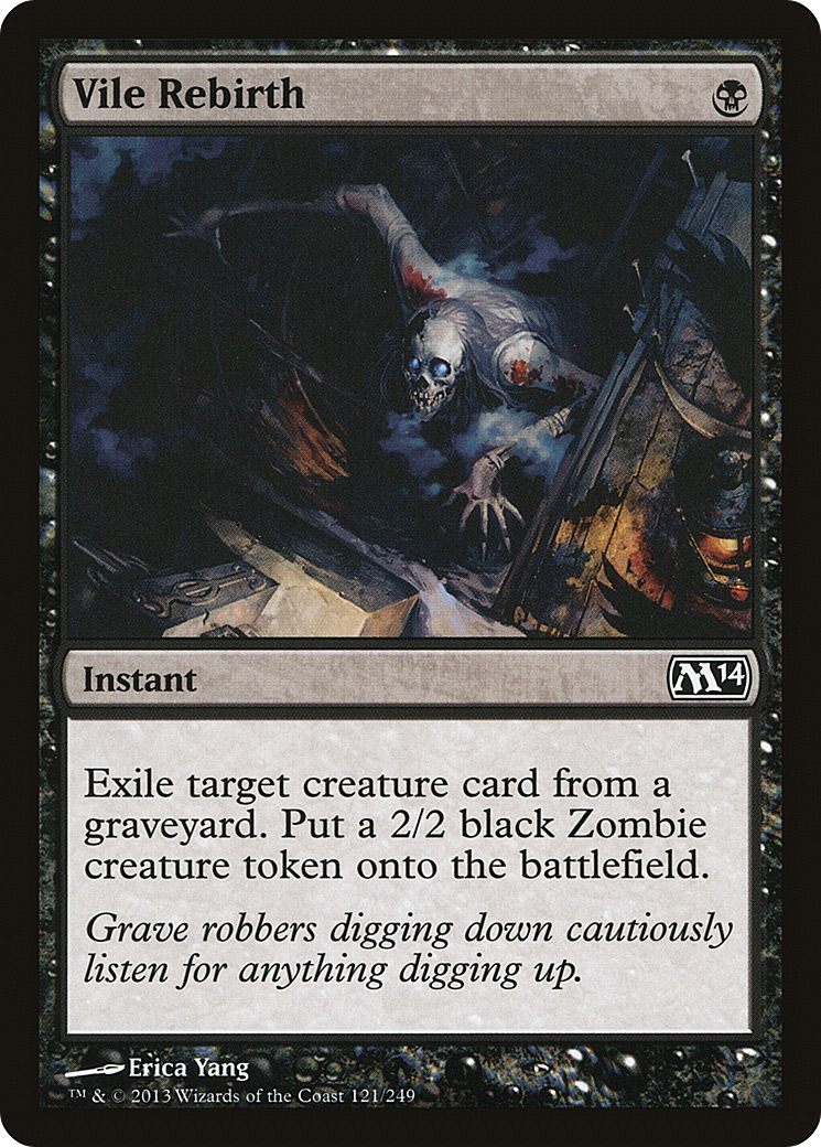 Vile Rebirth [Magic 2014] Foil