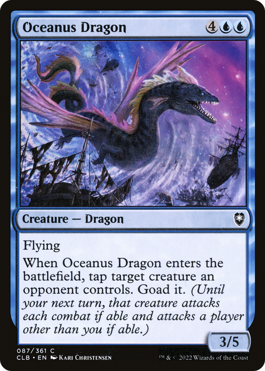Oceanus Dragon [Commander Legends: Battle for Baldur's Gate] Foil