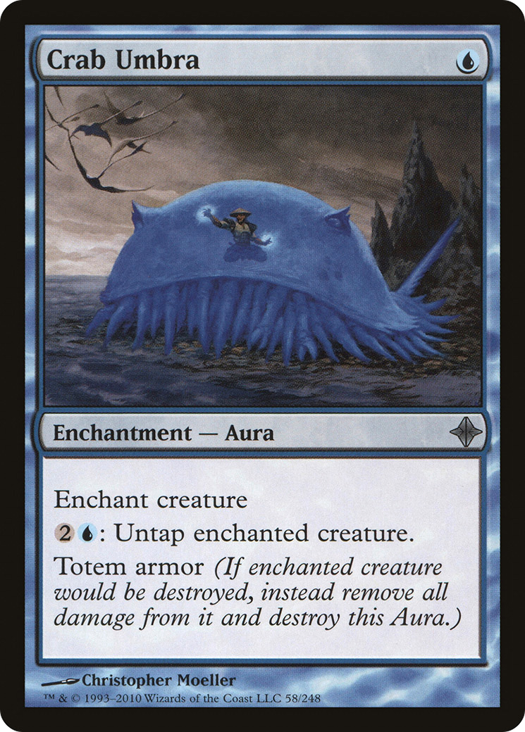 Crab Umbra [Rise of the Eldrazi] Foil